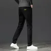 Jeans pour hommes Automne Hiver Hommes Slim Fit Européen Américain TBicon Marque haut de gamme Petit pantalon droit (201-216 mince) F251-0