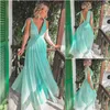 2023 Bridesmaid Dress V-Neck Ball Gown Dresses Chiffon Backless Formal Evening Plus Size Prom Party Custom