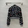 Full tryckt kvinnor Jacka Ytterkläder Tracksuit Shorts Set Black Charming Zipper Jackets Coat Sexy Mini Shorts Outfits