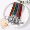 Keychains Glass Crystal Key Chain Car Rhinestone Phone Lanyard Bling Neck Wrist Strap