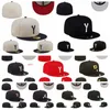 2023 Unisexe toutes équipes plus de chapeaux de chapeau ajusté Caps de baseball Hip Hop Péx plats adultes pour les hommes Femmes extérieures Sports Taille 7-8