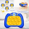 Zabawa dekompresji szybka gra Figet Toys Push Bubble Electronic Pop Game for Children Poppuck Antistress Toys Decompression Popijka Pro 230928