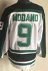 Man Retro Hokey 9 Mike Modano Forma CCM Emekli 7 Neal Broten 23 Brian Bellow 4 Craig Hartsburg 20 Dino Ciccarelli 1 Gump Worsley 11 JP Parise 30 Jon Casey Vintage