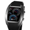 Relógio esportivo masculino digital led, relógio de pulso com medidor de velocidade de corrida, pulseira de silicone, relógio de pulso militar masculino2072