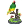 Objetos Decorativos Estatuetas Pássaros Elétricos Controle de Voz Casais Papagaios Brinquedo Musical Magpie Falando Pássaros Eletrônico Pet Bird Modelo Decoração de Casa Presente 230928