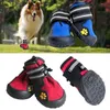 Sport Buty dla psów dla dużych psów Pet Outdoor Deszczowe buty bez poślizgu Szczeniaki biegowe Wodoodporne buty Akcesoria dla zwierząt 236335 LJ2012778