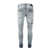 Designer Hot Sell Jeans Black Men Masculino Casual n Motocicleta Matra