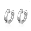 Boucles d'oreilles créoles Huggie couleur argent os d'oreille de petite rangée d'os boucle or argent diamètre intérieur pour femmes Brincos VES6152Hoop Mi324t