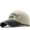 Czapki na zewnątrz umyta bawełniana czapka dla mężczyzn kobiety Gorras Caps Caps Baseball Caps Ochrona przeciwsłoneczna Casquette Dad Hat Outdoors Cap rybacka 230927