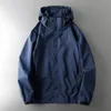 Мужские куртки ветровка мужская куртка весна осень повседневная куртка можно снять шляпу ветрозащитный водонепроницаемый уличный свитер спортсменов 231005
