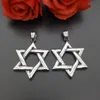 Hanger Kettingen Davidster Israël Ketting Vrouwen Rvs Judaïca Zilver Kleur Joodse Mannen JewelryPendant290J