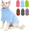 Cat Costumes Turtleneck Sweater Coat for Sphynx Fleece Winter Pullover Vest Vest Dozy Pajamas Puppy Cats Kitten Warm Warm Cold