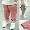 Hosen Kinder Hosen Cord Kinder Winter Herbst Kleidung Mädchen Hosen für Baby Jungen Harem Hosen Kleinkinder Dicke Warme Fleece Gute 231005