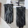 Męskie skórzane rękawiczki designerskie rękawiczki dla mężczyzn zimowe cykl na świeżym powietrzu ciepłe rękawiczki Wysokiej jakości prezent świąteczny