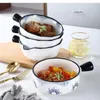 Ciotole in stile giapponese ciotola cucina da cucina posate per casa insalata di verdure dessert noodle creativo