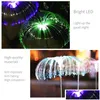 Décorations de jardin Solaire LED Méduse Lumière Lampe de pelouse Paysage imperméable extérieur pour cour / allée / jardin / décor de vacances atmosphère Otic1