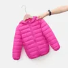 Donsjas Kinderen Witte Eendendons Jongens Jassen Kinderjas Voor Meisjes Herfst Winter Snoep Kleur Warme Kleding 1-16 jaar Tiener Lichte Jas 231005