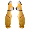 Mascot Costumes Halloween Carnival Show przyjęcie urodzinowe maskarada impreza anime kreskówka Big Yellow Dog Iatable Costume Mascot Props