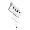 Hub Cable Splitter Desktop Dock Ports Multipurpose Household Accessories Organizer Organization USB Adapter