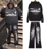 Hellstar Mens Sweat à capuche Sweats à capuche Designer Femmes Mode Streetwear True Meilleure version Hellstar 480g Qualité Coton En gros 2 Pièces 10% 604