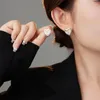 Stud Earrings 925 Sterling Silver TangCao Texture Liquid Heart For Women Unique Design Gold Plated Banquet Jewelry Gift