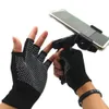 Gants de cyclisme Été mince respirant antidérapant demi-doigt gants hommes fitness cyclisme vélo réduire les chocs élastique crème solaire demi-coupe 231005