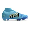 Blue Mens Superfly 9 Elite FG Soccer Shoes Cleats Men Football Boots بالكاد الأخضر Black Volt Dark Beetroot Train