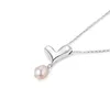 Kedjor 925 Sterling Silver Pearl Love Heart Necklace For Women Girl Geometric Simple Design Jewelry Birthday Present Drop Drop