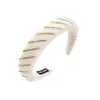 Hoogwaardige vrouwen meisjes herfst winter strass spons gewatteerde haarband hoofdband volwassen haaraccessoires haar jewley