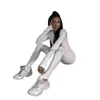Kvinnor Jumpsuits Rompers White Rompers Jumpsuits Women Elegant Long Sleeve Overalls Zipper Playsuits Slim Outifts Bodysuit Causal Black Combinaison Femmel23100