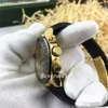 Orologio sportivo da uomo con cinturino in caucciù da 40 mm Tutti i quadranti Funzione di lavoro Orologi da polso meccanici automatici Relogies per il regalo Relojes Oro263a