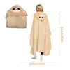 Couverture à capuche, Cape enveloppante, portable, Animal de dessin animé, Cape confortable et douce pour filles, adultes et enfants, 230928