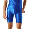 Shorts masculinos elegantes sexy alta elasticidade absorção de umidade sem costura esporte fitness calças curtas magras