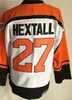 Men Retro Hockey 88 Eric Lindros Jerseys 16 Bobby Clarke 27 Ron Hextall 26 Brian Propp 1 Bernie Parent 7 Bill Barber 8 Dave Schultz Vintage Stitched Black Orange White