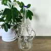 10-Inch Premium Blue Glass Bong - Embrace Freedom with Dual Funnel Percs