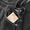 Combinaisons pour femmes Barboteuses femmes décontracté Denim salopette printemps automne boutons poches taille haute jean droit Style coréen mode combinaison pantalon L231005