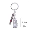 Keychains The Last of Us: Part II Allie Tattoo Necklace Pendant Long Chain Keychain Combination Keyrings for Men