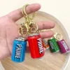 Party Favor Keychain Prime Drink Network Celebrity Beverage Bottle Nyckelring Simulerad konserverad dryckesflaskhänge