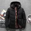 Parkas masculinas Tace Shark marca casaco de inverno masculino chapéu casual destacável jaqueta de pato branco para homens corta-vento quente doudoune hiver homme 231005