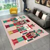 Carpets Nutcracker Christmas Tree Area Rug Carpet Rug for Home Living Room Bedroom Sofa Doormat Decor kids Play Non-slip Floor Mat Gift 231006