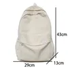 Sacos escolares de alta qualidade à prova d 'água cor sólida nylon mulheres mochila faculdade estilo viagem mochila para adolescentes meninos 231005