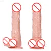 Wibrator z dildo dla dorosłych Mężczyzna sztuczny penis Manual Masturbacja