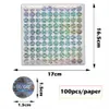 기타 장식 스티커은 원형 홀로그램 스티커 보증 공간 씰 일련 번호가 높은 접착제 라벨 1.5cm 231005