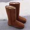 Designer Snow Boots Mini Women Winter Australia Boot Chestnut Ankel Wool Shoes Sheepskin Real Leather Classic Half Knee Short Fluffy Booties