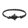 Braccialetti regolabili con fibbia animale pesce classico braccialetto colorato fatto a mano in Paracord