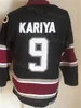 Man Vintage Hockey 9 Paul Kariya Retro Jersey Classic CCM All Sitched Retire for Sport Fans Team Color Mighty Purple White Black Blue Red Green Green Terte