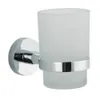 Portaspazzolino Dentifricio el Accessori Portaspazzolino Home Tazza di vetro Rotondo in acciaio inossidabile WC a parete Organizzatore per bagno 231005