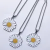 Quan Chi Dragon Same Style Daisy Neckle Sunflower PMO Little Pendant Decorated Para-Noise2 0 Hip-hop Fashion Personalit Chains295x