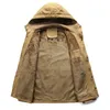 Piumino da uomo Parka Autunno Inverno Uomo Giacca militare in pile Maschile Casual Cappotto termico spesso Mens Army Pilot Outwear Giacche con cappuccio 231005