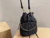 2023 Luxe handtassen Dames Strozakken emmer tas Nylon schoudertassen Hobos Keten Handtassen Designer Crossbody Dame Kleine bakken portemonnee